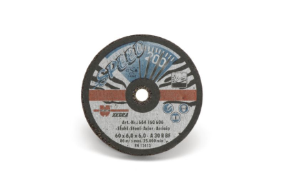 Brusna plošča za jeklo, modra