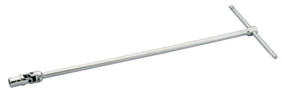 Ključ s krogličnim koncem v obliki črke T 