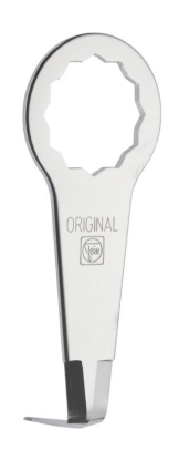 Rezilo noža, v obliki črke L, z zobmi 