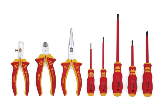 8-delni set klešč in izvijačev VDE