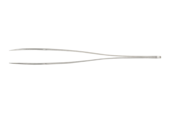 Precizna montažna pinceta, upognjena