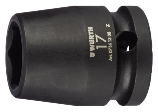 Vstavljanje 1/2 palčnega ključa z udarno vtičnico 