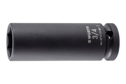 1/2-palčni vtični ključ, palčni, šesterokotni, dolg 