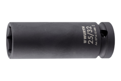 1/2-palčni vtični ključ, palčni, šesterokotni, dolg 