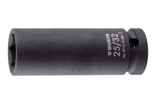 1/2-palčni vtični ključ, palčni, šesterokotni, dolg 