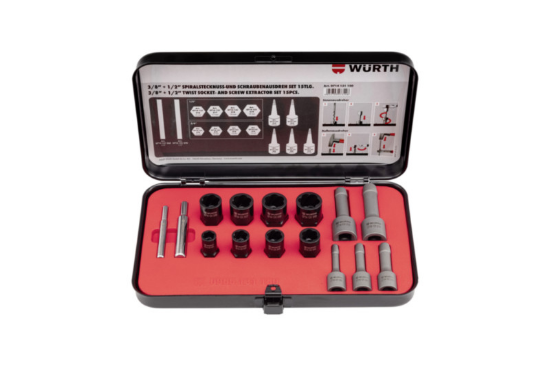 15-delni set za demontažo poškodovanih 6KT/TX vijakov