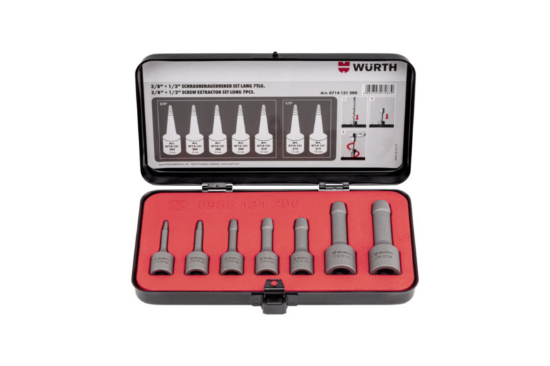 7-delni set izvlekačev za demontažo poškodovanih 6KT/TX vijakov