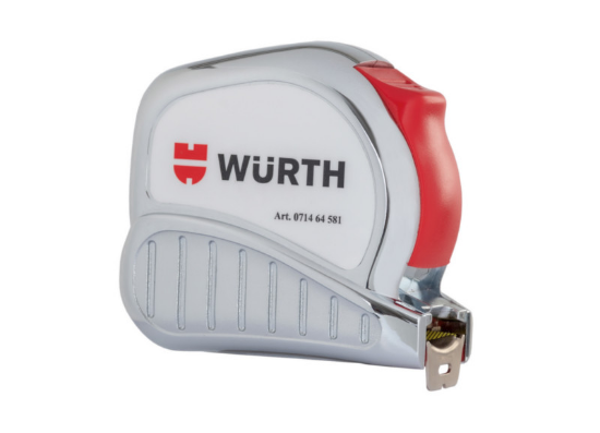 Tračni meter v kovinskem ohišju