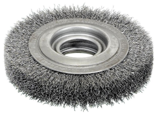 Okrogla krtača za kotno brusilko