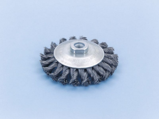 Zvončasta žična ščetka, okrogla