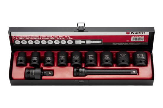 1/2-palčni set ključev za udarce s šestilom 