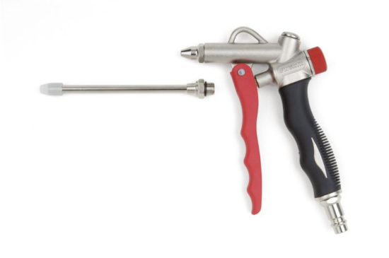 Pištola za izpihovanje z ventilom, prilagodljiva