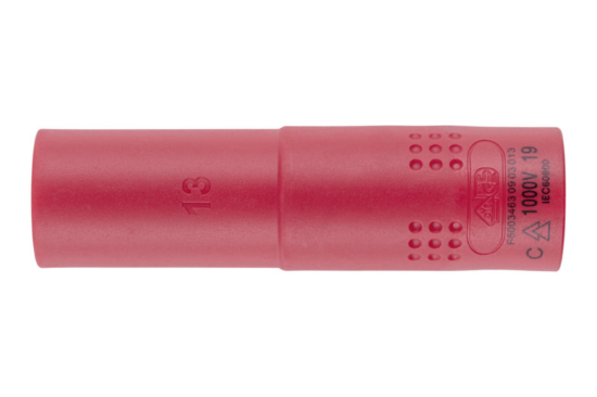 VDE 3/8-palčni metrični ključ s šestilom, dolg 