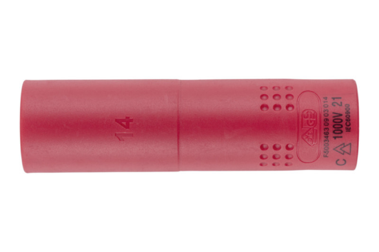 VDE 3/8-palčni metrični ključ s šestilom, dolg 