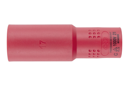 VDE 3/8-palčni metrični ključ s šestilom, dolg 