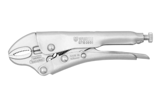 Klešče za zaklepanje s polkrožnimi čeljustmi 