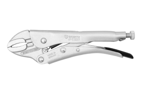 Klešče za zaklepanje s polkrožnimi čeljustmi 