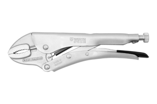 Klešče za zaklepanje s polkrožnimi čeljustmi 