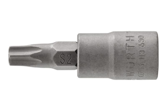 Vstavljanje ključev z 1/4 palca velikim nastavkom 