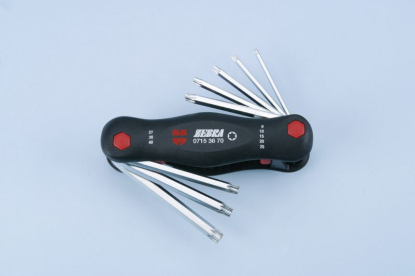 Set zložljivih imbus ključev TX 