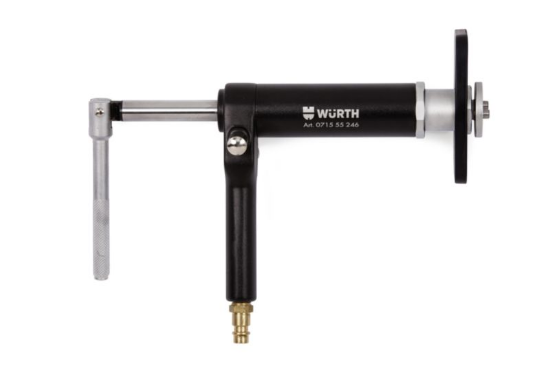 Pnevmatsko vreteno za ponastavitev zavornega bata