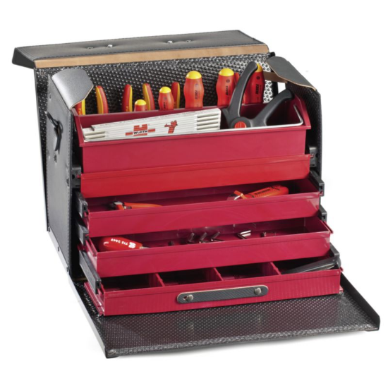 Torba za orodje s predali, 410x280x190 mm