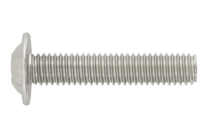 Vijak s sploščeno polkrožno glavo z ovratnikom in šestkotnim nastavkom 