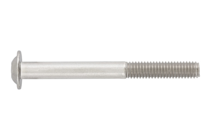 Vijak s sploščeno polkrožno glavo z ovratnikom in šestkotnim nastavkom 