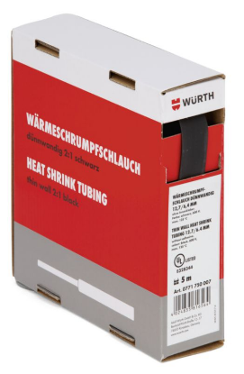 Tankostenska toplotno krčljiva cev 