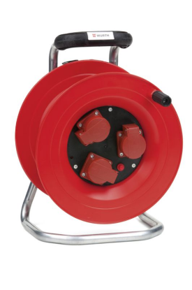 Navijalec za podalšek s 3 vtičnicami, prazen