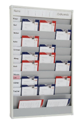 Tabla za mape, 3 stolpci, 10 vrst