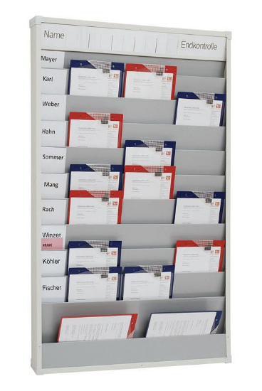 Tabla za mape, 3 stolpci, 10 vrst