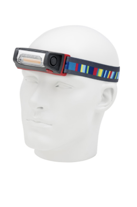 Baterijska naglavna svetilka, nastavljiva svetilnost (I-Match3), 25/250 lumnov