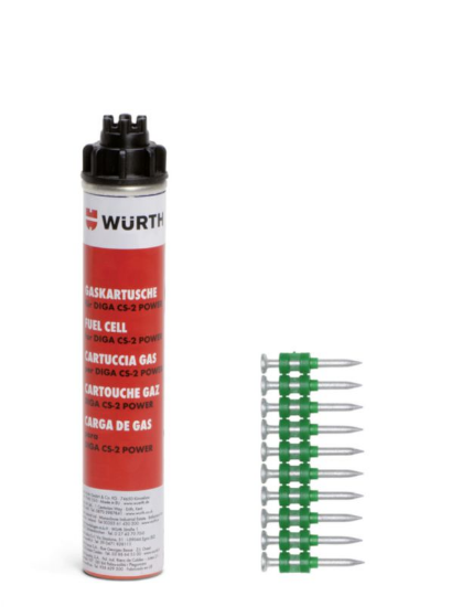 Vezani žeblji in plinska kartuša NG CS-2/3 