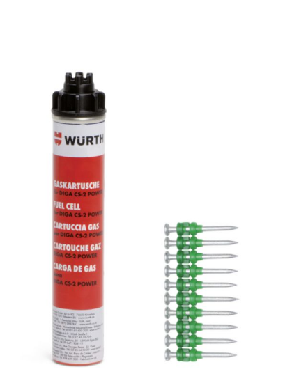 Vezani žeblji in plinska kartuša NG CS-2/3 