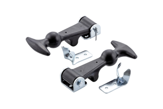 Gumijasto zapiralo s pritrjevalom