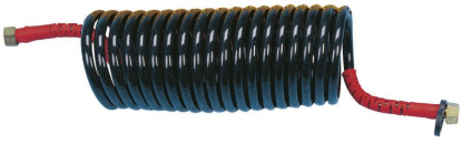 Spiralna cev, rdeča/črna