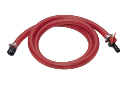 Cev za AdBlue z ventilom rdeča