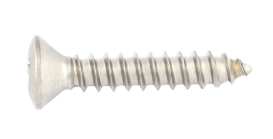 Vijak s poševno glavo, oblika C, z vdolbeno glavo PH 