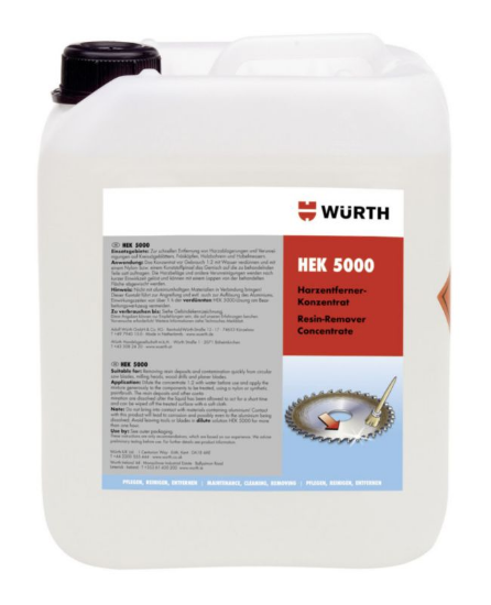 Tekočina za odstranjevanje smole HEK5000
