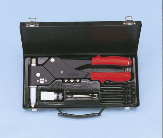 Ročne klešče za zakovice z vrtljivo glavo 