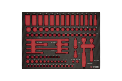 Vložna karbonska pena za orodje 3/8"+1/4"