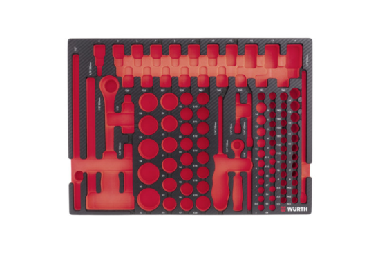 Vložna karbonska pena za orodje 1/4"+1/2"