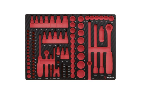 Vložna karbonska pena za orodje 1/4"+1/2"