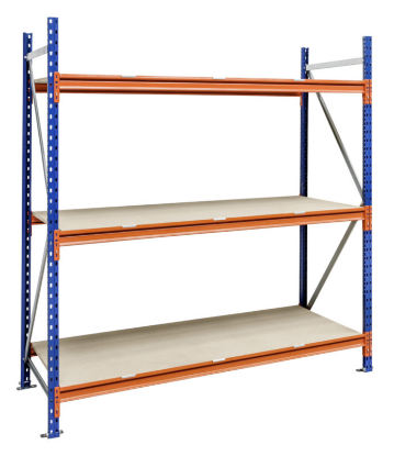 Skladiščni regal s široko polico, 2000x1850x800 mm