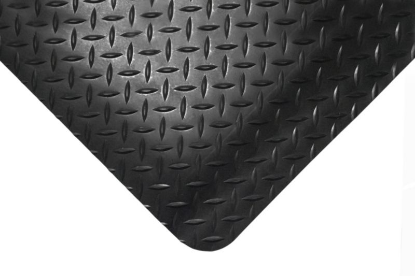 Talna podloga PVC Premium, črna, neskončna