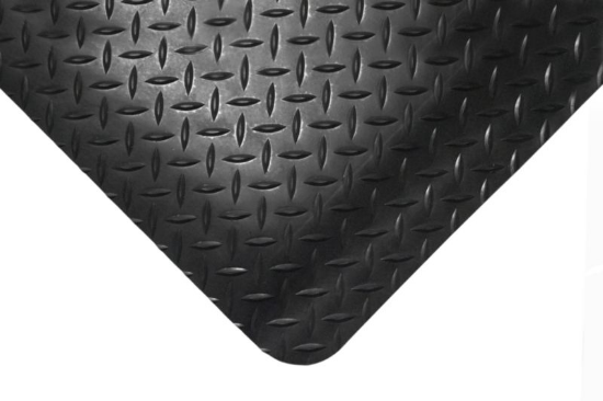 Talna podloga PVC Premium, črna, neskončna