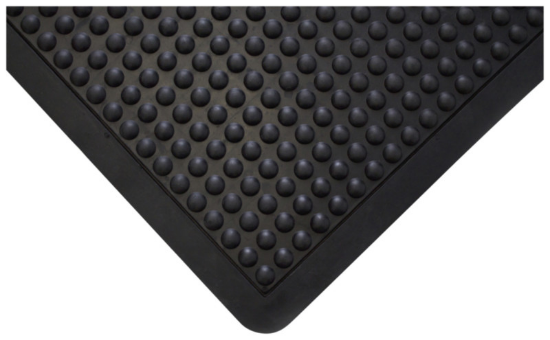 Črna talna podloga, mehurčki