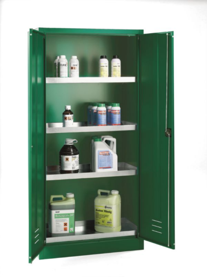 Omarica zaščitna, zelena, 950 x 1950 x 500 mm