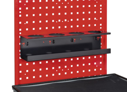 Stenski nosilec za polirne paste - 4-mest